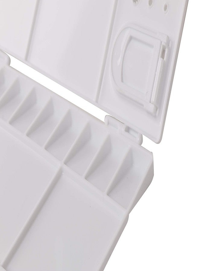 Futurekart Watercolor Palette Folding Paint Tray Plastic Painting Pallet with 25 Compartments (White) - Image 5